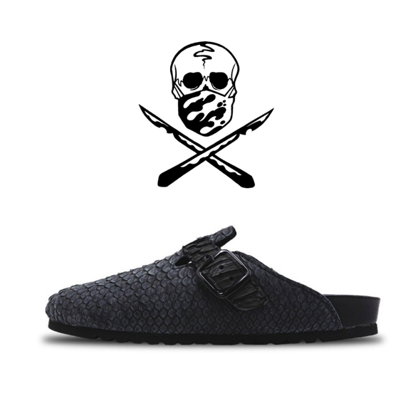 The Shoe Surgeon Other - The Shoe Surgeon Black Python Luxe Mule Men's 10 / Women's 11.5